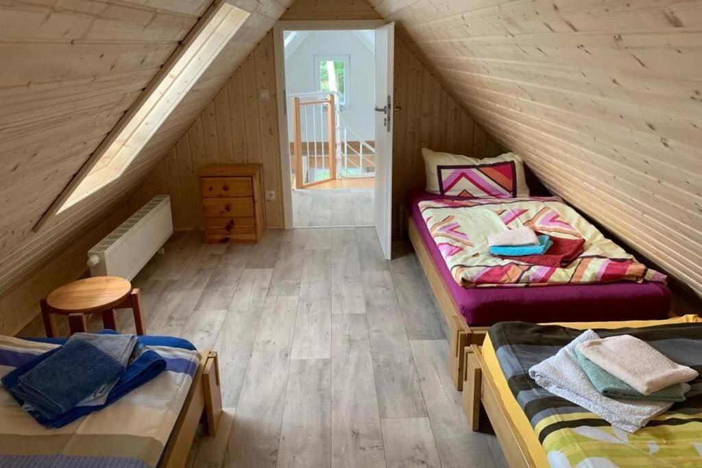 Ferienhaus Im Igelbau バーベ エクステリア 写真