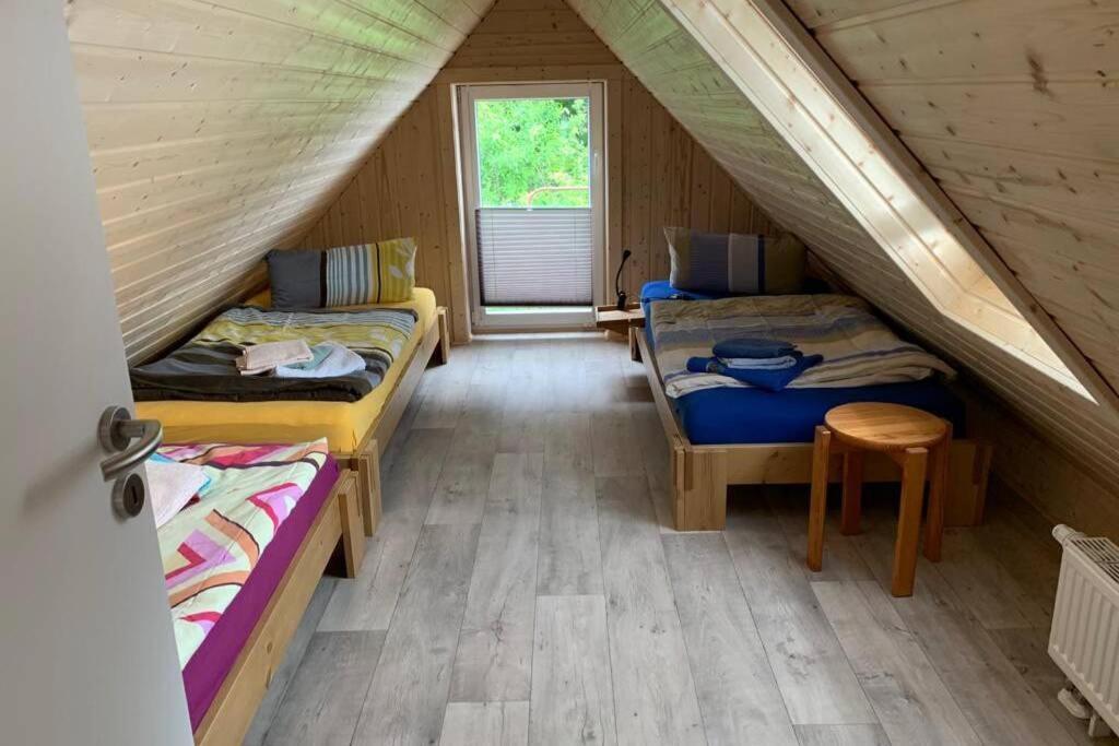 Ferienhaus Im Igelbau バーベ エクステリア 写真